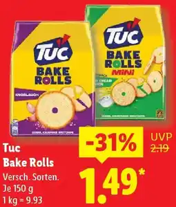 Lidl Tuc Bake Rolls Angebot
