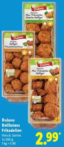 Lidl Dulano Delikatess Frikadellen Angebot
