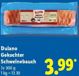Lidl Dulano Gekochter Schweinebauch Angebot