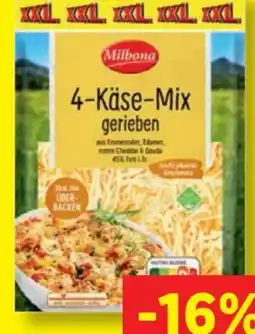 Lidl Milbona 4-Käse-Mix XXL Angebot