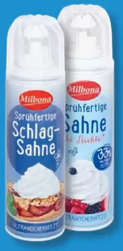Lidl Milbona Sprühfertige Sahne Angebot