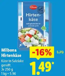 Lidl Milbona Hirtenkäse Angebot