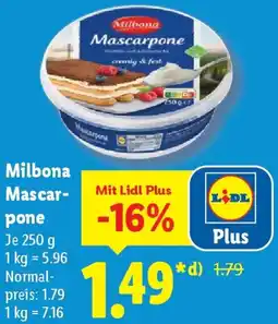 Lidl Milbona Mascarpone Angebot