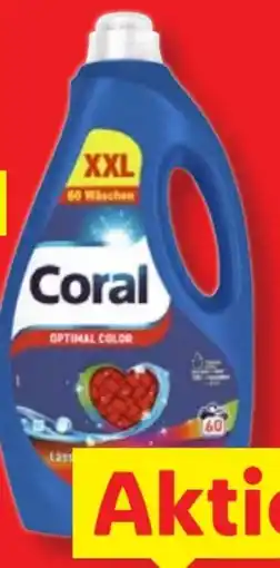 Lidl Coral Flüssigwaschmittel XXL Angebot