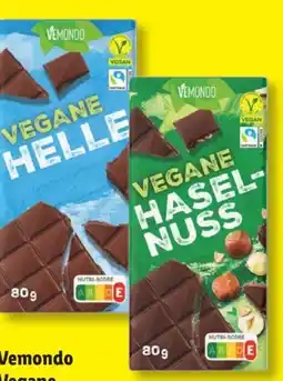Lidl Vemondo Vegane Schokolade Angebot