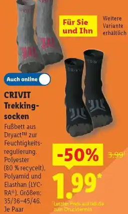 Lidl CRIVIT Trekkingsocken Angebot
