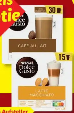 Lidl Nescafé Dolce Gusto Kaffeekapseln Café au Lait Angebot