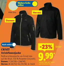 Lidl CRIVIT Strickfleecejacke Angebot