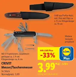 Lidl CRIVIT Messer/Taschenmesser Angebot