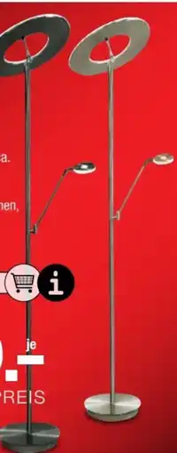 Ostermann Hell LED-Stehleuchte Halo Angebot