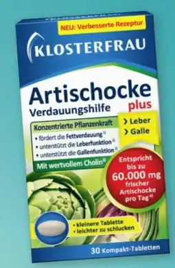 Rossmann Klosterfrau Artischocke Verdauungshilfe Plus Angebot