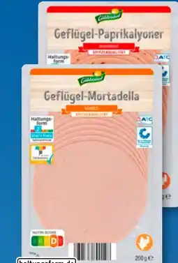 Aldi Süd Güldenhof Geflügel-Frischwurst-Aufschnitt Angebot