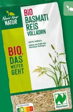 Aldi Süd Nur Natur Bio-Vollkorn-Basmatireis Angebot