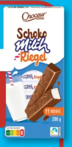 Aldi Süd Choceur Schoko-Milch-Riegel Angebot
