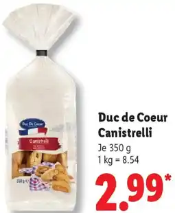 Lidl Duc de Coeur Canistrelli Angebot