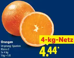Lidl Orangen Angebot