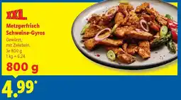 Lidl Metzgerfrisch Schweine-Gyros Angebot