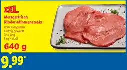 Lidl Metzgerfrisch Rinder-Minutensteaks Angebot