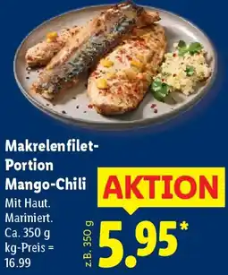 Lidl Makrelenfilet Portion Mango-Chili Angebot