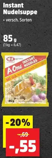 Thomas Philipps A-one instant nudelsuppe Angebot