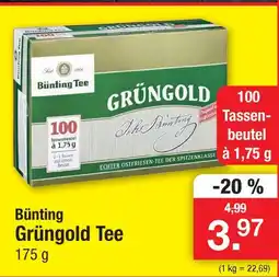 Zimmermann Bünting tee grüngold tee Angebot