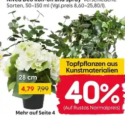 Rusta Topfpflanzen aus kunstmaterialien Angebot