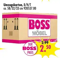 Möbel Boss Umzugskarton Angebot