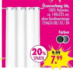 Möbel Boss Ösenvorhang ida Angebot