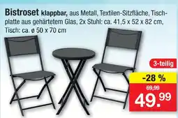 Zimmermann Bistroset klappbar Angebot