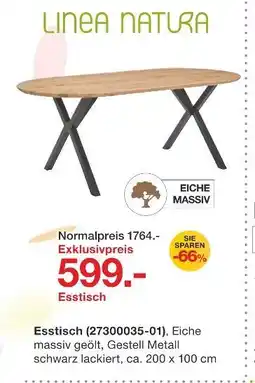 Möbelzentrum Pforzheim Linea natura esstisch Angebot