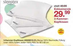 Möbelzentrum Pforzheim Sleeptex 3-kammer-kopfkissen Angebot