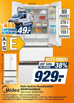Expert Midea kühl-gefrier-kombination mdrf600bie36 Angebot