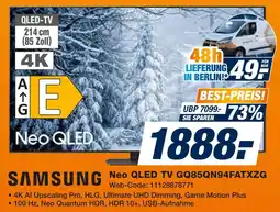Expert Samsung neo qled tv gq85qn94fatxzg Angebot