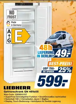 Expert Liebherr gefrierschrank gn 46ve05 Angebot