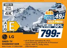 Expert Lg qned tv 65qned87a6b Angebot
