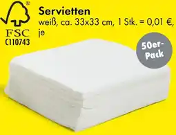 TEDi Servietten Angebot