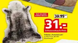 Segmüller Fellimitat 'rentierfell-look' Angebot