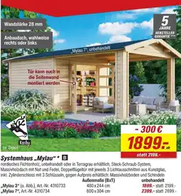 toom Baumarkt Karibu mylau 3 Angebot