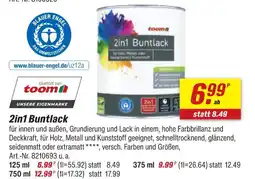 toom Baumarkt Toom 2in1 buntlack Angebot