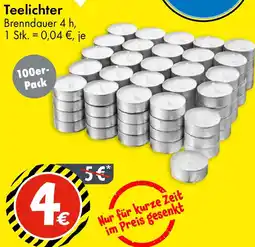 TEDi Teelichter Angebot