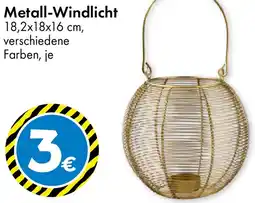 TEDi Metall-Windlicht Angebot