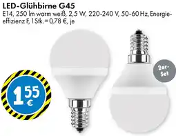 TEDi LED-Glühbirne G45 Angebot