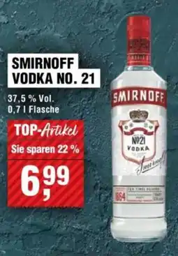 Handelshof SMIRNOFF VODKA NO. 21 Angebot