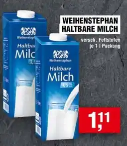 Handelshof WEIHENSTEPHAN HALTBARE MILCH Angebot