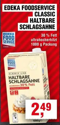 Handelshof EDEKA FOODSERVICE CLASSIC HALTBARE SCHLAGSAHNE Angebot