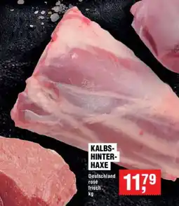 Handelshof Bahlmann KALBS- HINTER- HAXE Angebot