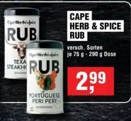 Handelshof CAPE HERB & SPICE RUB Angebot