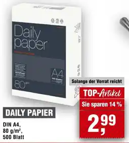 Handelshof DAILY PAPIER Angebot
