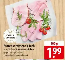 Famila Nord Ost FAMILA EMPFEHLUNG Bratensortiment 3-fach Angebot