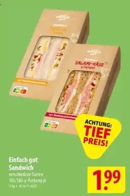 Famila Nord Ost Einfach gut Sandwich Angebot